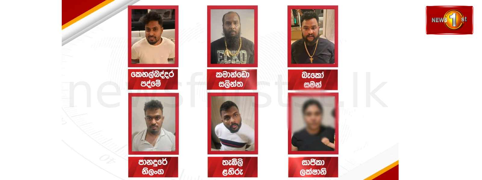 සංවිධානාත්මක අපරාධකරුවන්ගේ වත්කම් හොයන මෙහෙයුම...